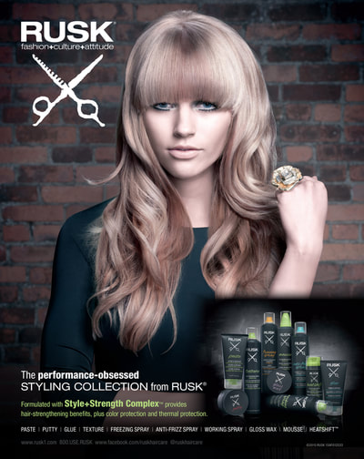 RUSK Styling Collection Print Advertisement