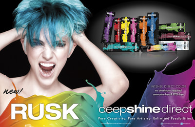 RUSK Deepshine Direct Print Advertisement