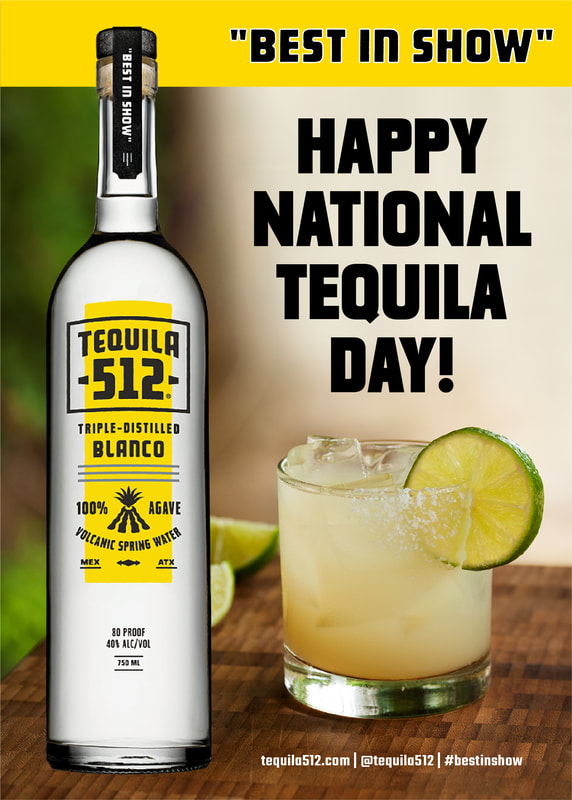 Tequila 512 Tent Card - National Tequila Day